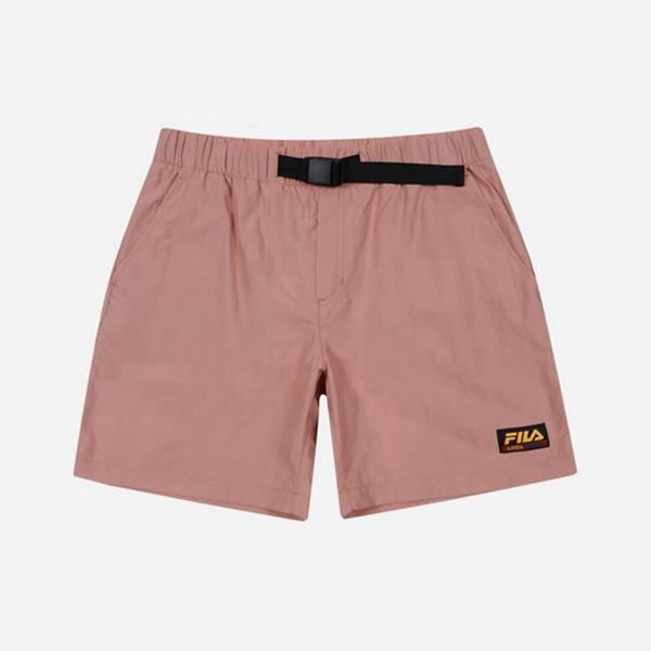 Fila Linea Italia Logo Women's Shorts - Pink,NZ 82-87419